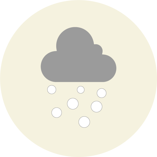 Icon für Hagel.